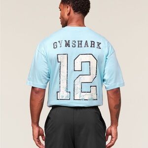 Gymshark Sky Blue Campus Tee
